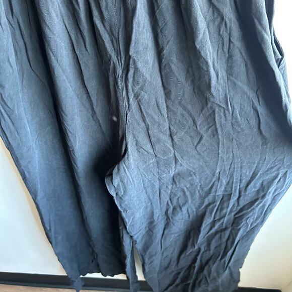 Madewell The Sophia Scoop-Neck Jumpsuit Womens Size M Black Smocked NWT - Picture 6 of 9